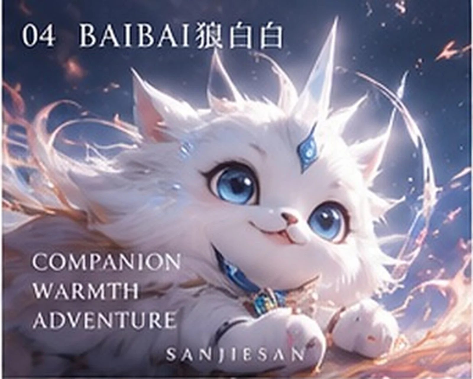 Baibai & the chibi series · Sanjiesan concept artwork