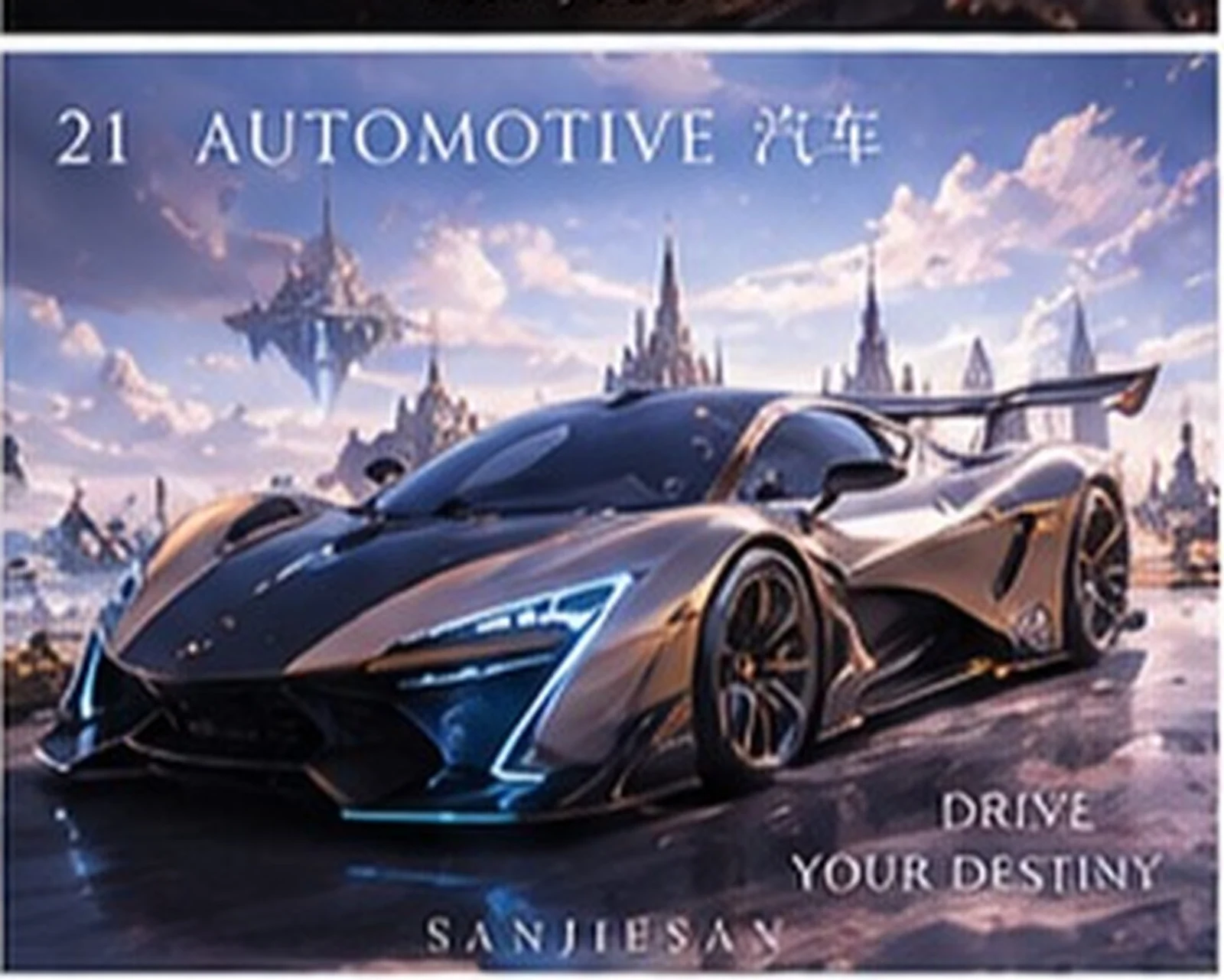 Mobile worlds · automotive concept · Sanjiesan concept artwork