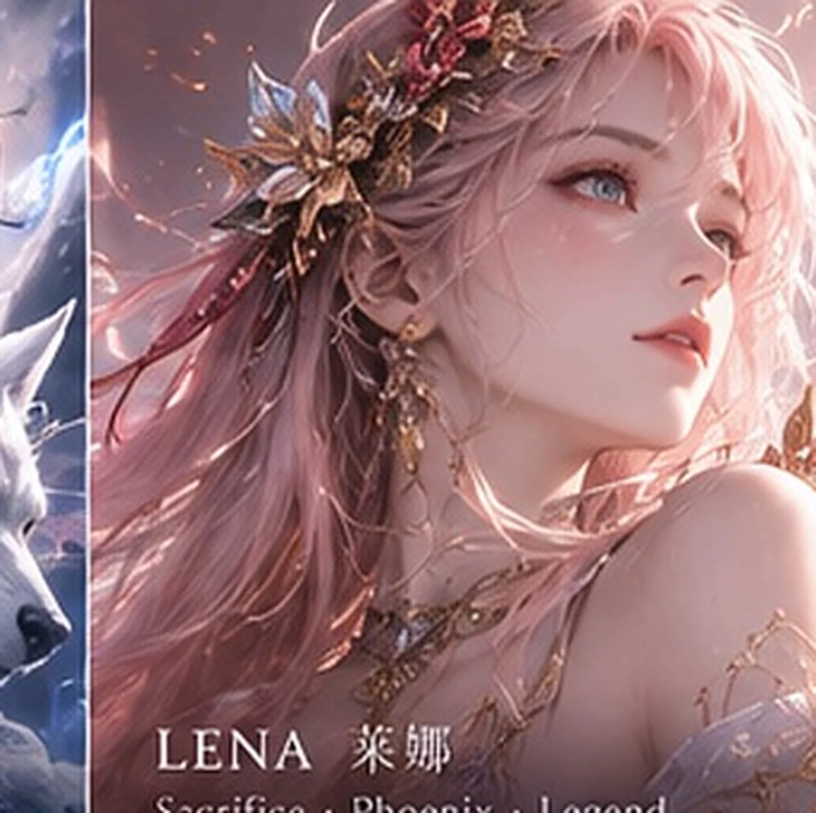 Lena · character study · Sanjiesan concept artwork