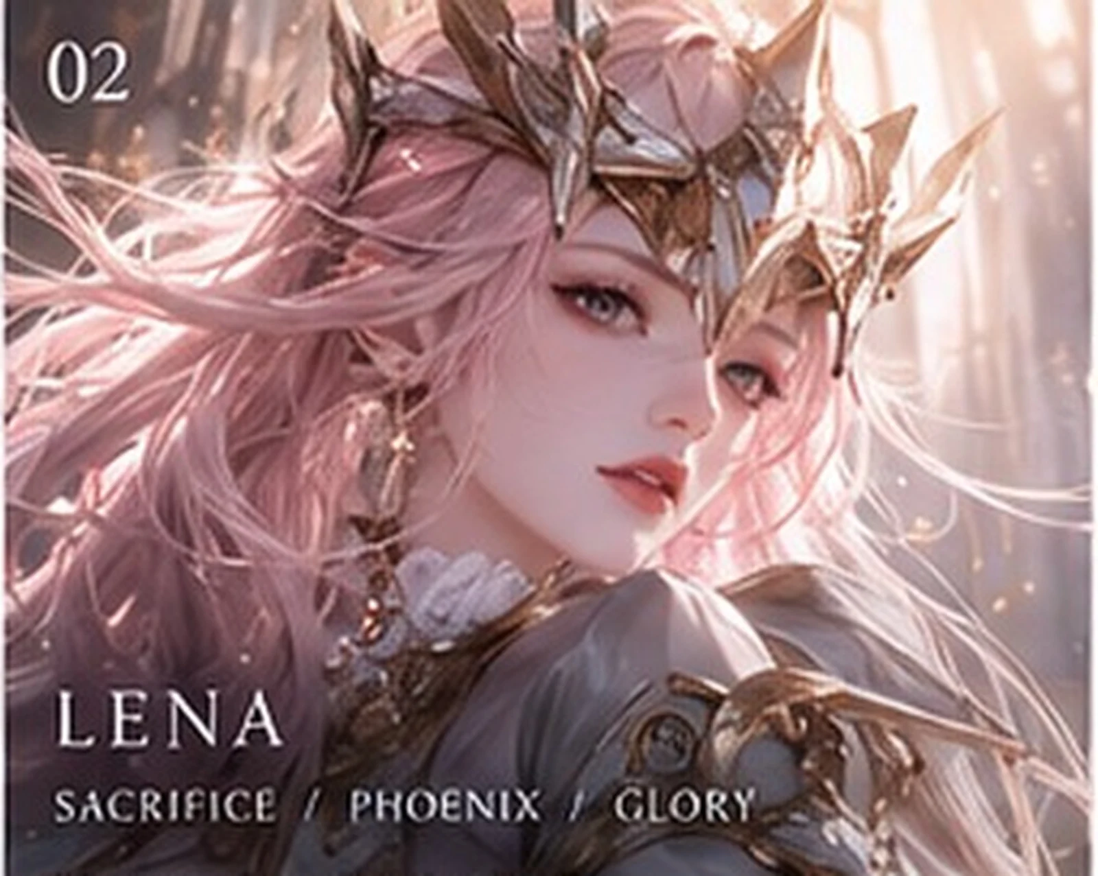 Lena · character study · Sanjiesan concept artwork