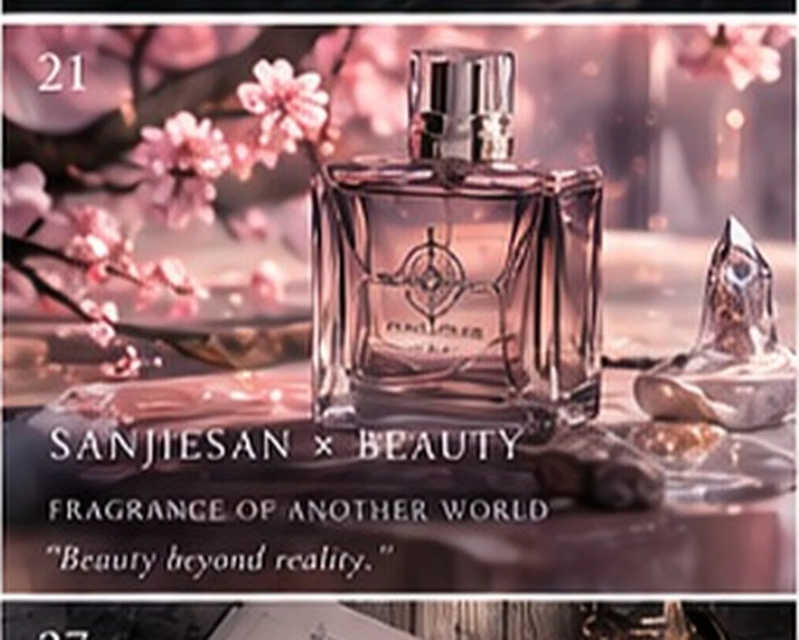 A fragrance story · bottle concept · Sanjiesan concept artwork
