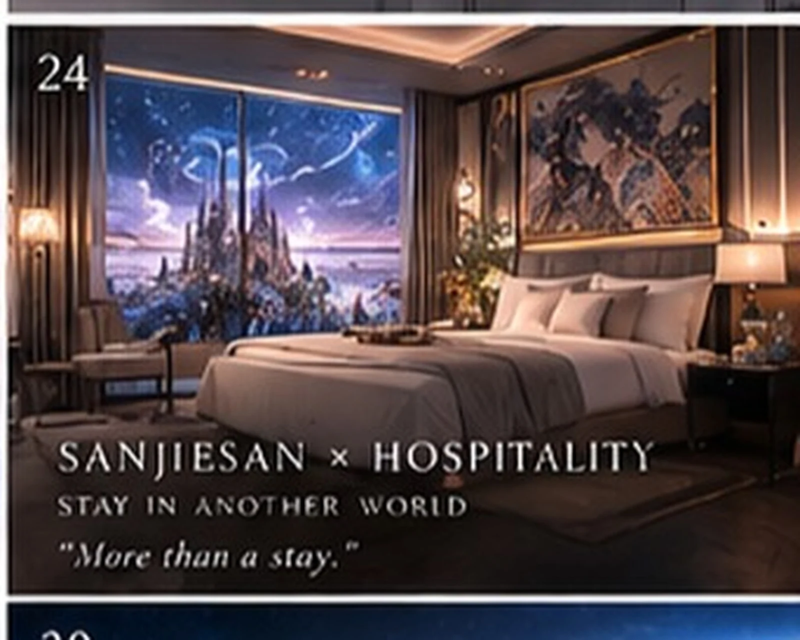 A room with a story · hospitality concept · Sanjiesan concept artwork