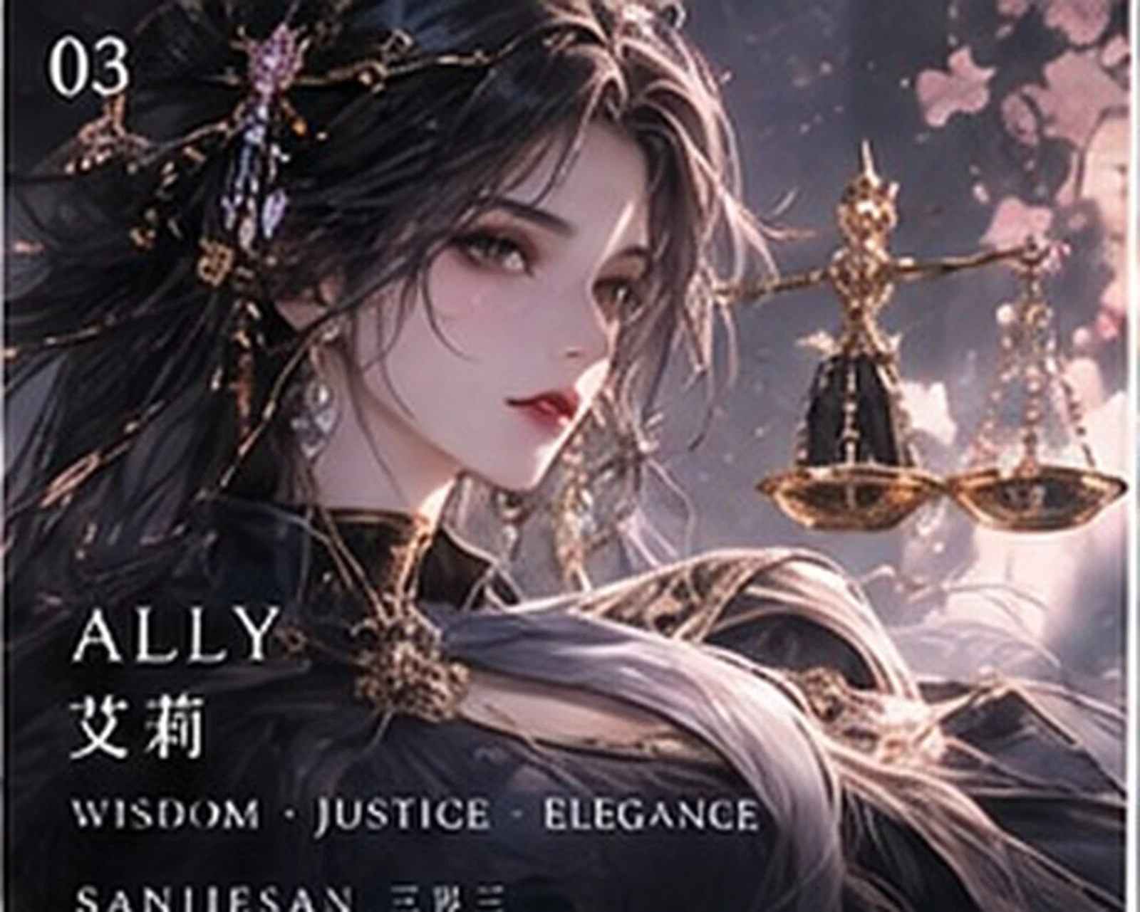 Ally · character study · Sanjiesan concept artwork