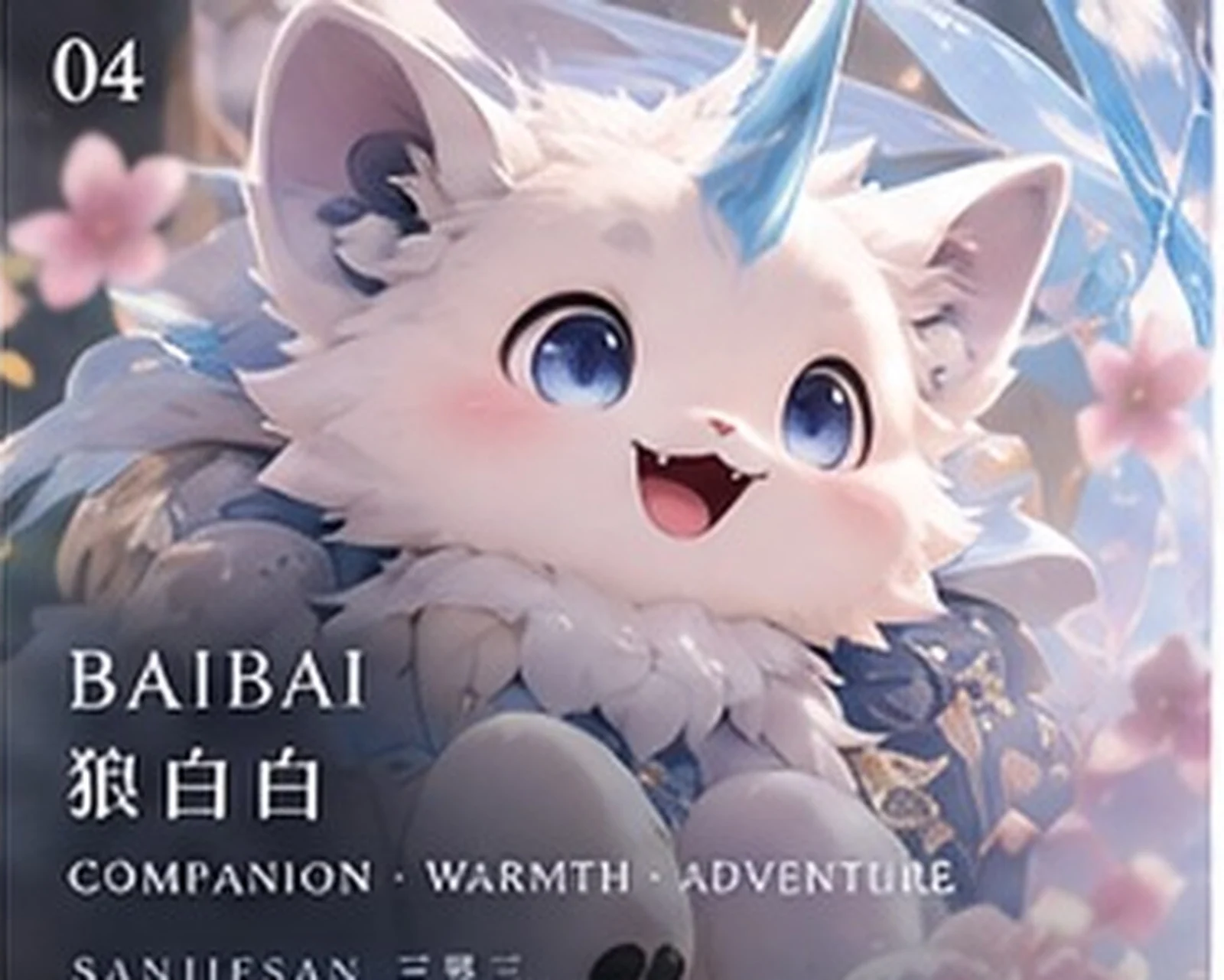 Baibai & the chibi series · Sanjiesan concept artwork