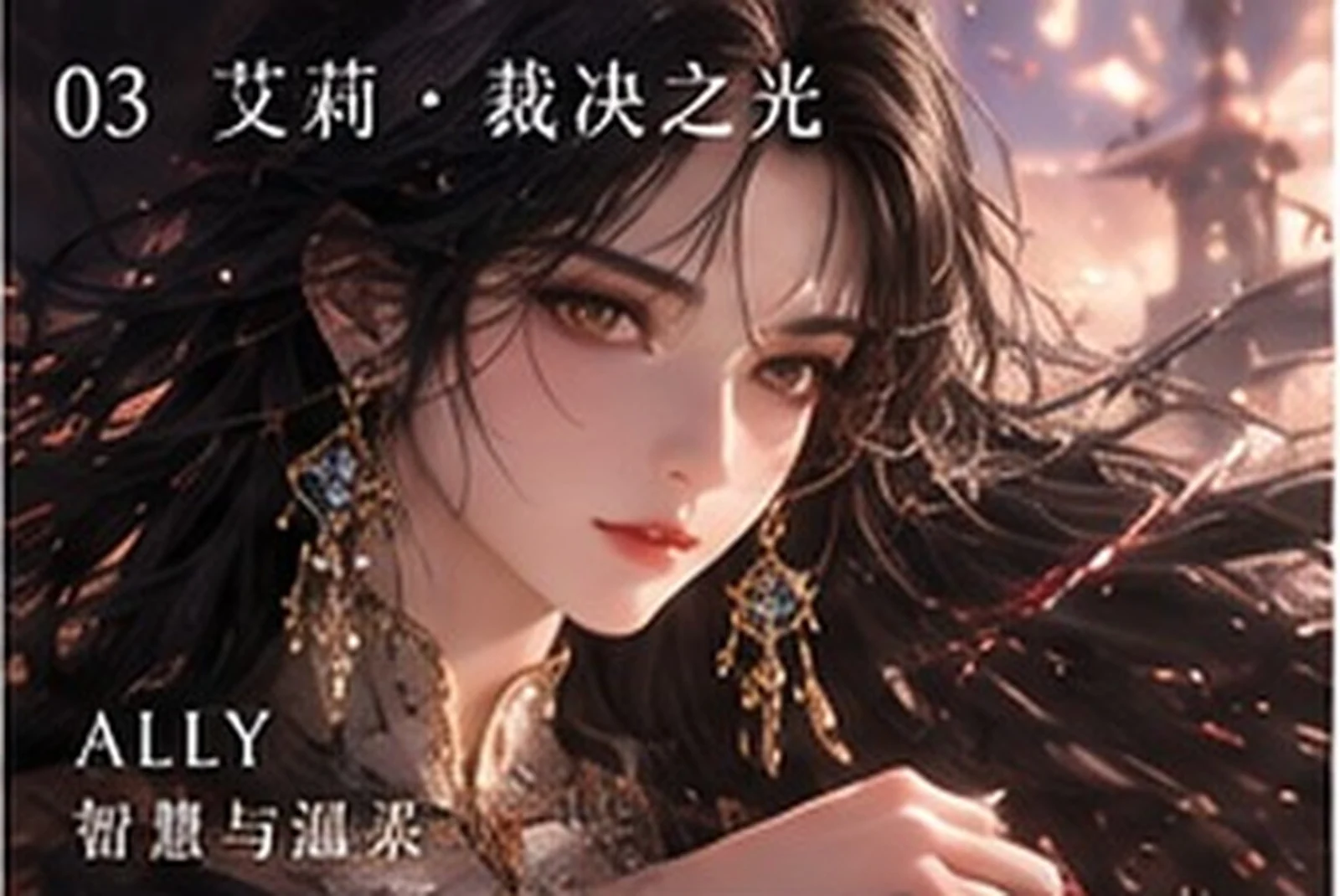Ally · character study · Sanjiesan concept artwork