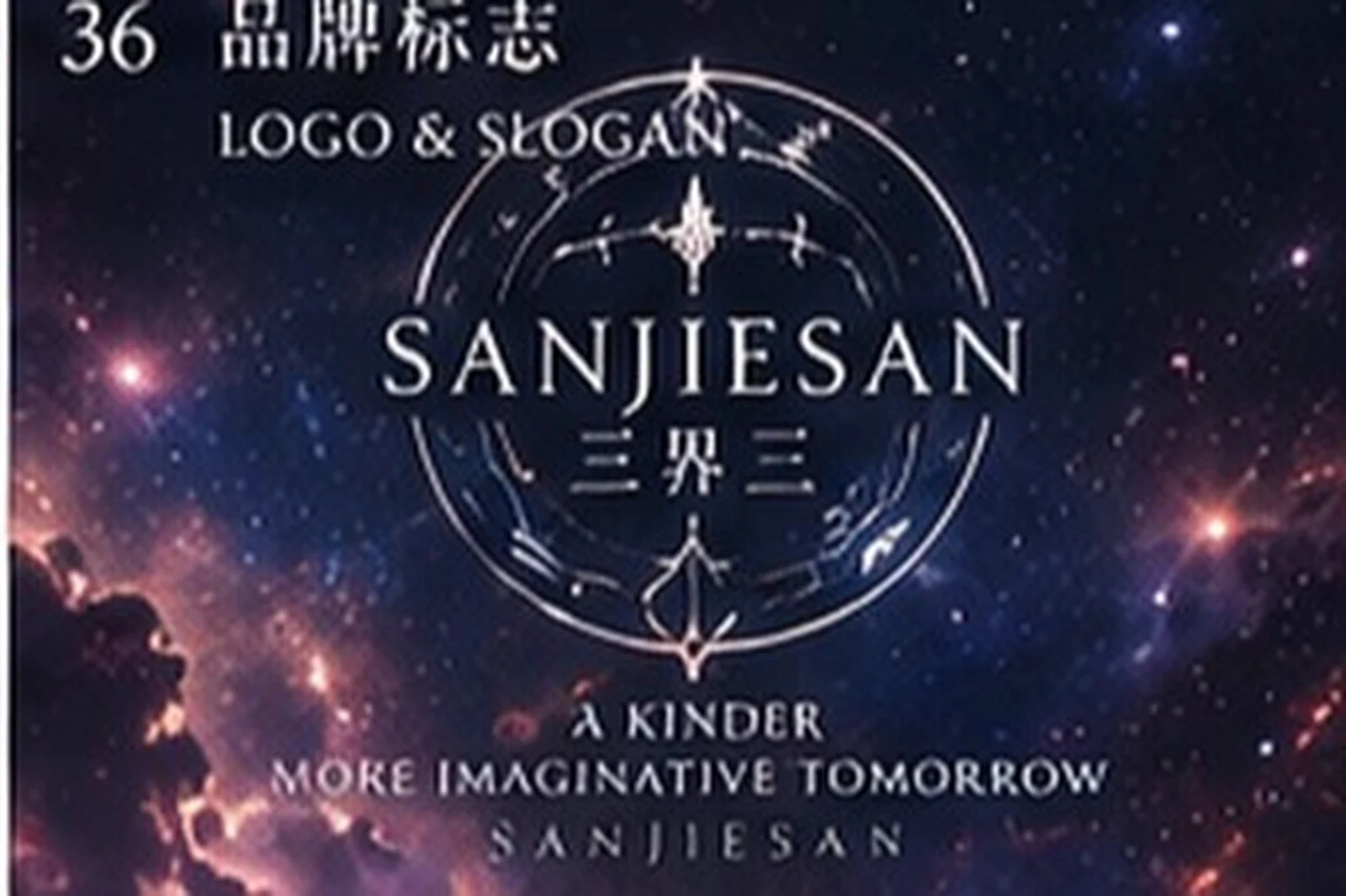 Sanjiesan · brand graphic study · Sanjiesan concept artwork